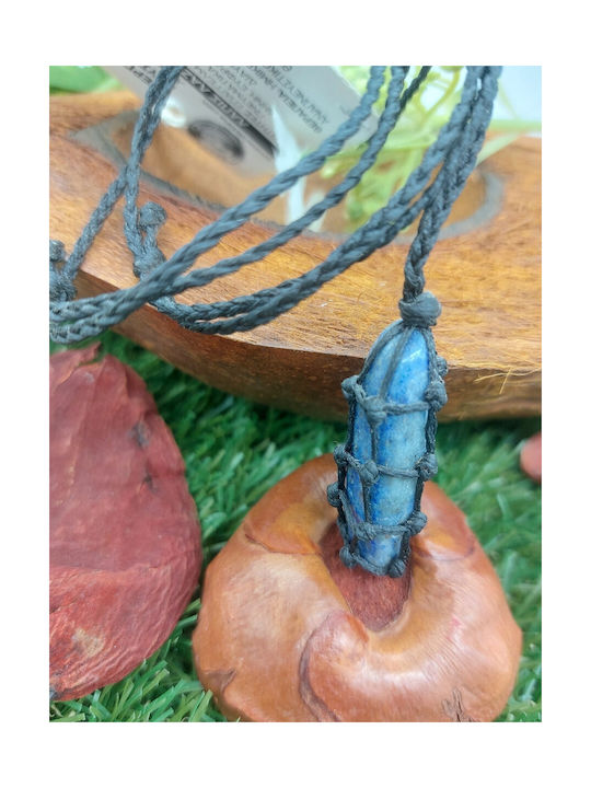 Macrame Lapis Lazuli Necklace