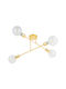 Powertech Light fixture Ceiling Mount Light 60cm Gold with Socket E27