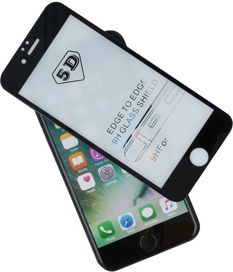 5D Gehärtetes Glas Schwarz (Xiaomi 14 Ultra)