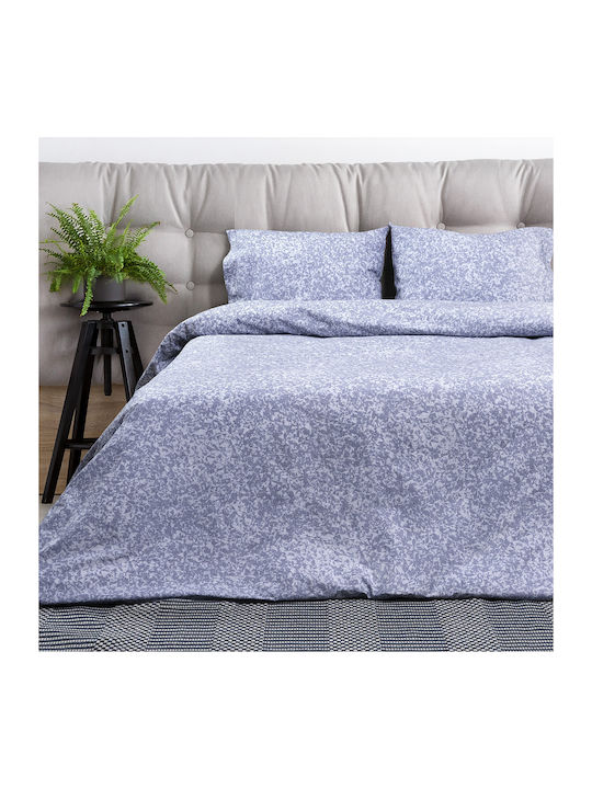 Beauty Home Blueberry Αrt 12070 Coverlet Queen Size from Percale Embrime 230x250cm