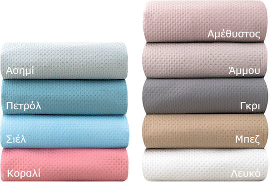 Beauty Home Intence Art 12200 Coverlet Single Microfiber Sky Blue 160x240cm