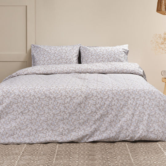 Beauty Home Punch Αrt 12071 Κουβερλί Υπέρδιπλο από Περκάλι Εμπριμέ 230x250cm