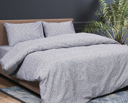 Beauty Home Σετ Πάπλωμα Υπέρδιπλο 220x240εκ. Εμπριμέ 3τμχ