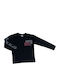 Kids Long-Sleeved Black Top