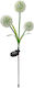 Solar Light Flower with Warm White Light 3000K