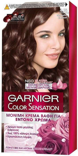 Garnier Color Sensation Βαφή Μαλλιών 4.15 Παγωμένο Σοκολατί 110ml