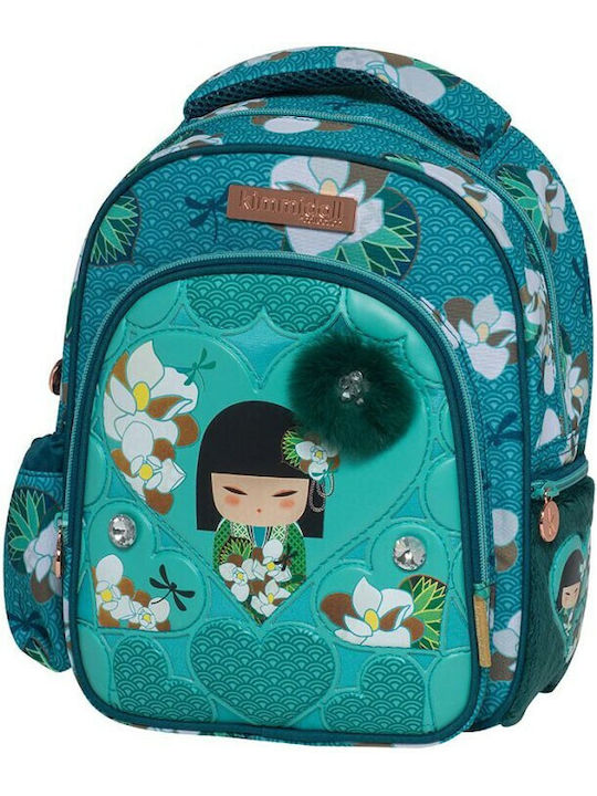 Kimmidol School Bag Backpack Kindergarten in Turquoise color 2020