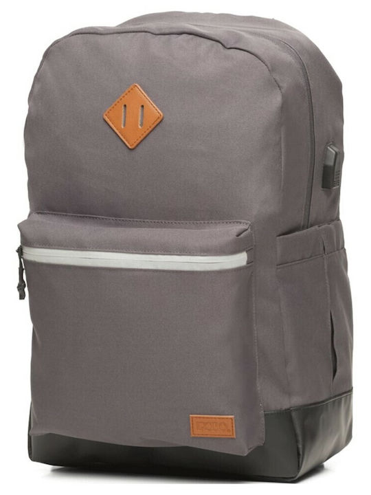 Polo School Bag Backpack Junior High-High School in Gray color 25lt 2024