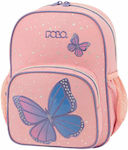 Polo School Bag Backpack Kindergarten in Pink color 10lt 2023