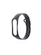 Λουράκι Σιλικόνης με Pin Μαύρο (Smart Band 7)
