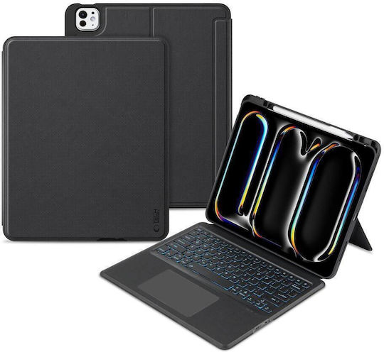 Tech-Protect Scmag Pen Plus Keyboard Flip Cover Μαύρη (iPad Pro 2024 13")