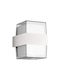 Powertech Επιτοίχια Εξωτερική Πλαφονιέρα LED IP65 14W με Ψυχρό Λευκό Φως 10.5x9.5x13εκ.