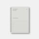 Notizbuch Spirale A5 Geregelt Gray