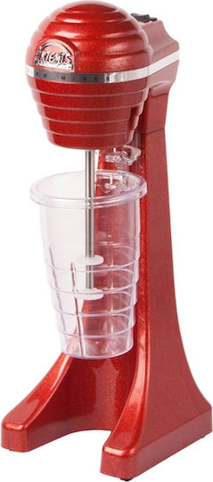 Artemis Commercial Coffee Frother MIX-2010 Gloss Red 350W with 2 Speeds