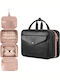 Damen Necessaire in Schwarz Farbe mit Transparenz 23cm