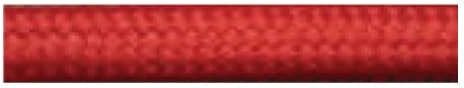 Gekas Stoffkabel 2x0.75mm² in Rot Farbe 1m 40-301026