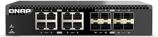 QNap QSW-3216R-8S8T Negestionat L2 Switch cu 8 Porturi Ethernet