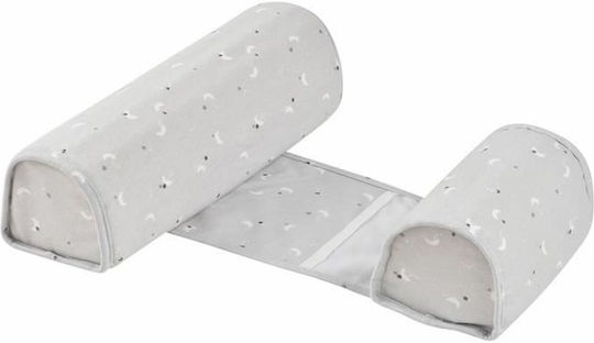 Beaba Pernă în formă de potcoavă pentru bebeluși Moon & Stars Gri 33x32buc Beaba Pernă în formă de potcoavă pentru bebeluși Moon & Stars Gri 33x32buc