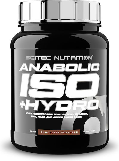 Scitec Nutrition Anabolic Iso+Hydro Protein Whey with Creatine Gluten Free with Flavor Chocolate 920gr