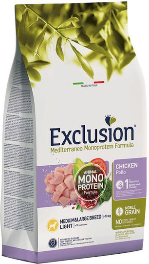 Exclusion 12kg Dry Food for Medium & Large Breed Dogs Diet with Chicken