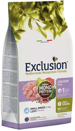 Exclusion 2kg Hrană Uscată pentru Câini de Rase Mici cu Pui