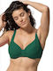 Bikini Bra with Adjustable Straps Blue
