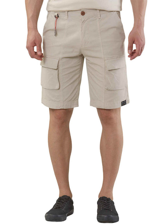 Maui & Sons Men's Shorts Cargo Beige