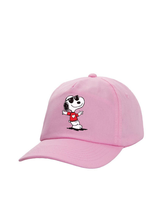 Koupakoupa Kinderhut Jockey Stoff Snoopy Καρδούλα Rosa