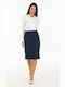 Korinas Fashion Skirt in Blue color