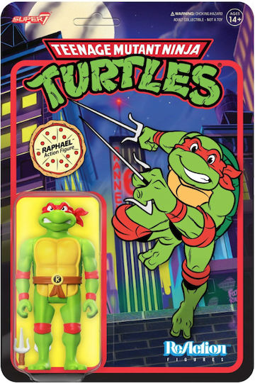 Super7 Teenage Mutant Ninja Turtles Raphael Figură De Acțiune 10 Cm