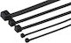 Spap Cable Ties Plastic 250mm x 7.6mm in Black Colour (100 pcs)
