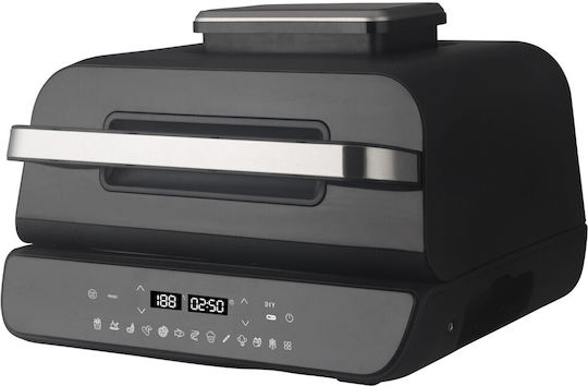 Фритюрник-грил 12в1 Oliver Voltz Ov51015k 1800w 4 аксесоара Смарт сензор Таймер Led Черен
