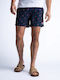 Men's Swimwear Shorts Blue with Patterns