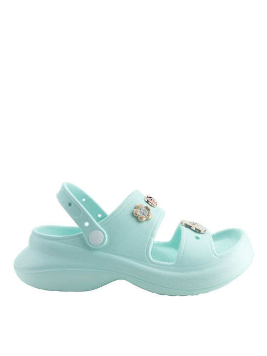 Adam's Shoes Children's Beach Clogs Turquoise