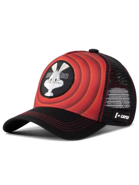 Capslab Women's Trucker Cap Red