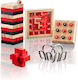 Board Game Mini games set, 5 in 1 Woodyland