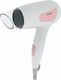 Rosberg Reisehaartrockner 1200W White/Pink