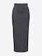 Pinko Pencil Maxi Skirt Grey