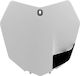 Polisport Number Plate Plastic 8659100002 250 13-16 Sx-f 450 350 Ktm Sx 13-15 150 Oem-white Piece