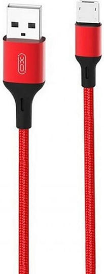 XO Nb143 USB-A to Lightning Cable Red 1m
