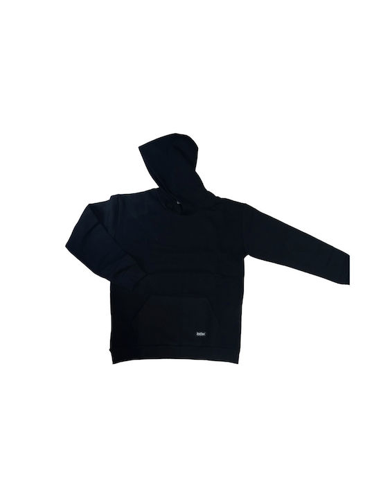 Trax Kids Sweatshirt with Hood and Pocket Black