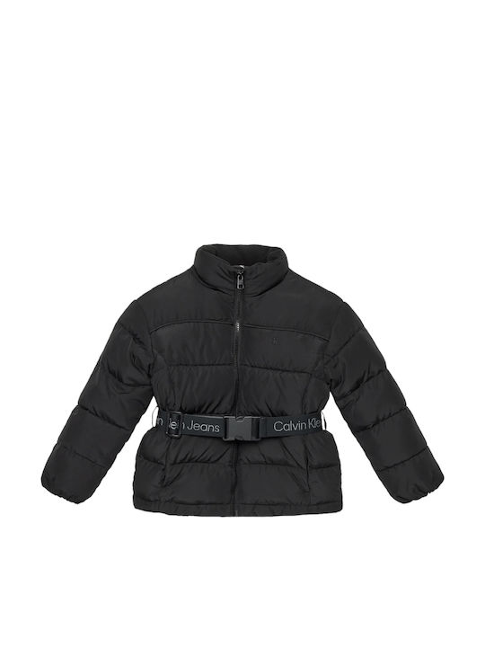 Kids' Casual Jacket Black Logo