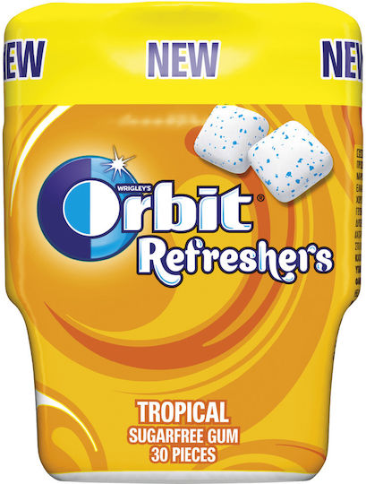 Orbit 30 Τσίχλες με Γεύση Tropical 67gr