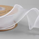 Organza Band Monochrom Weiß 9meters mit Breite 40mm
