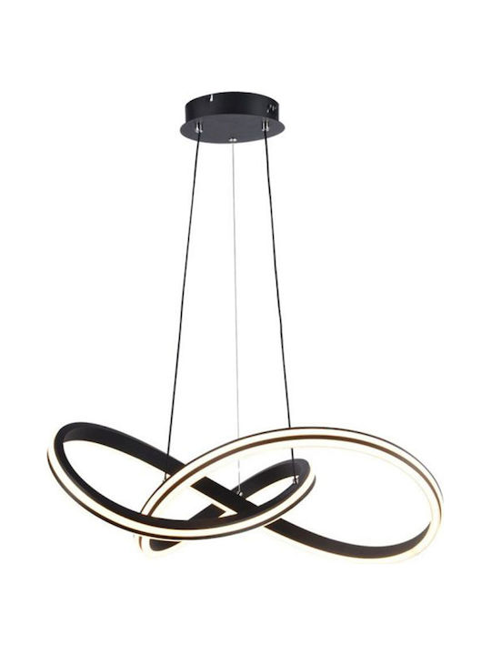 V-TAC Pendant Light LED with Warm to Cool White Light Black