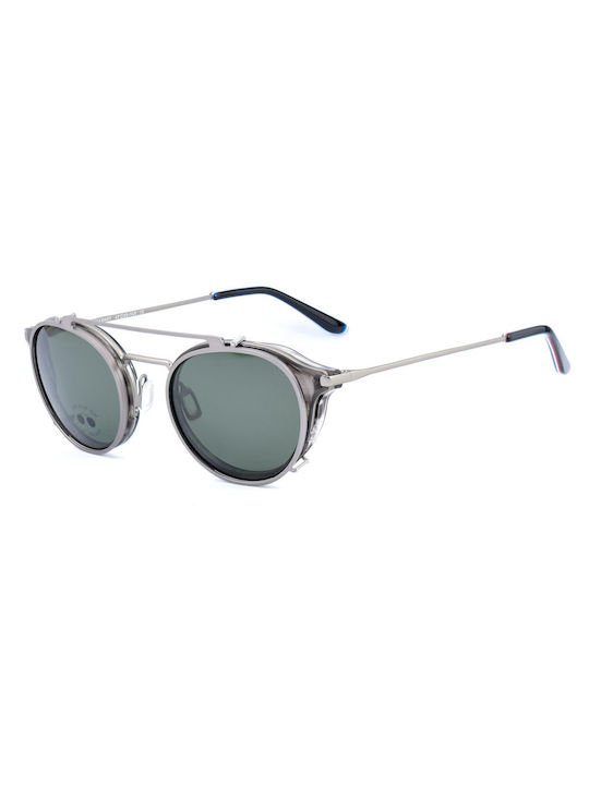 Vuarnet Men's Sunglasses with Gray Frame and Green Lens VL18060003SUN