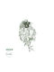Plantă Artificială în Ghiveci White 60cm 64buc GloboStar