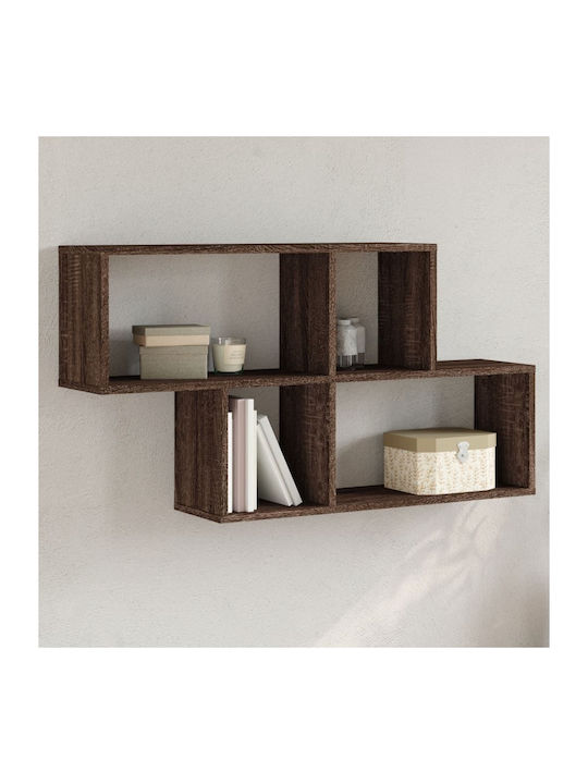 Shelf Wall Brown Oak 100x20x53cm