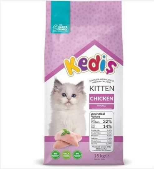 Maya Family Kedis Trockenfutter für Katzen mit Huhn 15kg