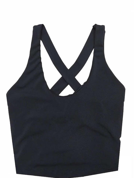 Benissimo Women's Crop Top Black